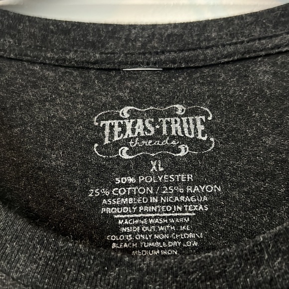 Texas True Threads graphic t-shirt “UGH” XL gray tee soft casual lounge wear - Picture 3 of 8